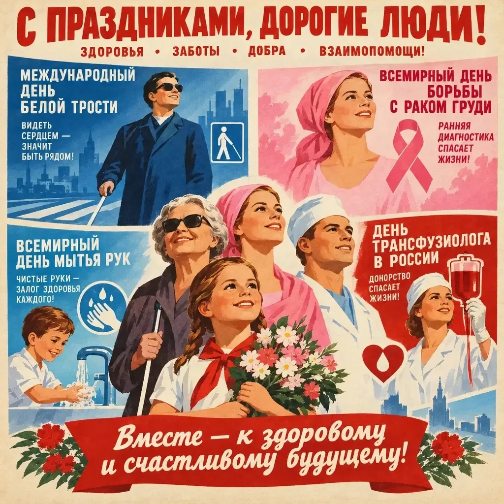 Доброе утро! Сегодня в календаре настоящее «медицинское ассорти» 🍽