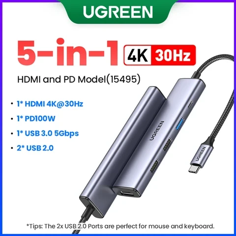 Хаб UGREEN USB-C 10 в 1