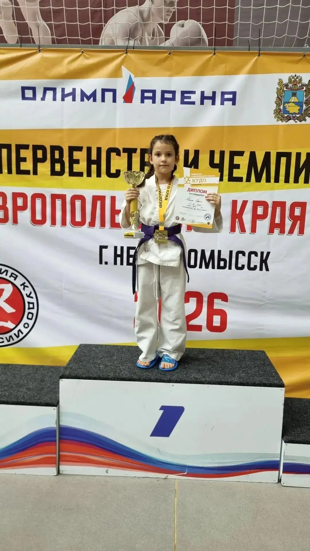 11 октября ученица 1А класса Галкина София стала победителем в чемпионате и первенстве ...