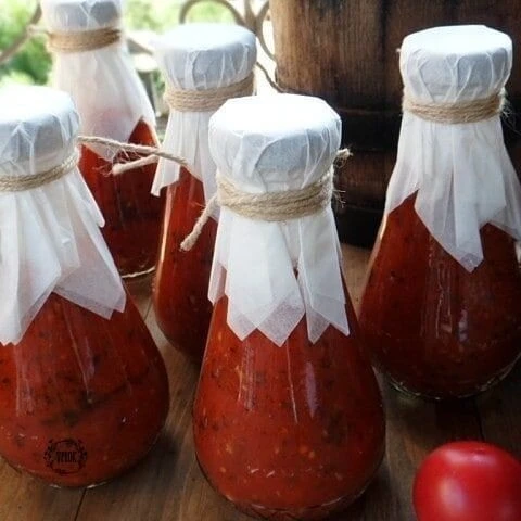 Острый базиликовый соус, закрываю каждый год, проверенный рецепт!