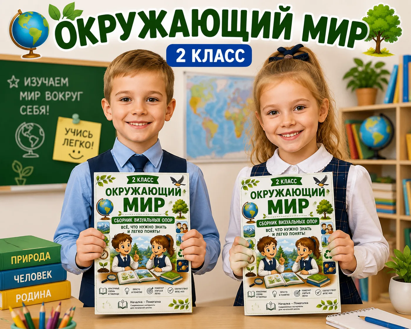🌿 ОКРУЖАЮЩИЙ МИР • 2 КЛАСС (1 часть)