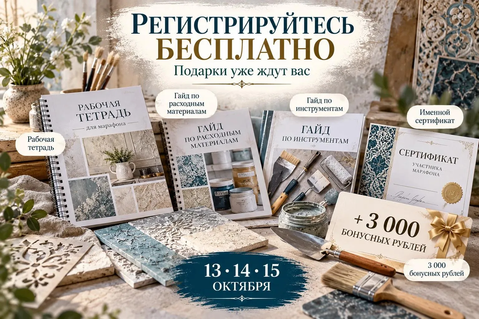 🎁 А ЧТО ВЫ ПОЛУЧИТЕ ПОСЛЕ РЕГИСТРАЦИИ НА МАРАФОН?