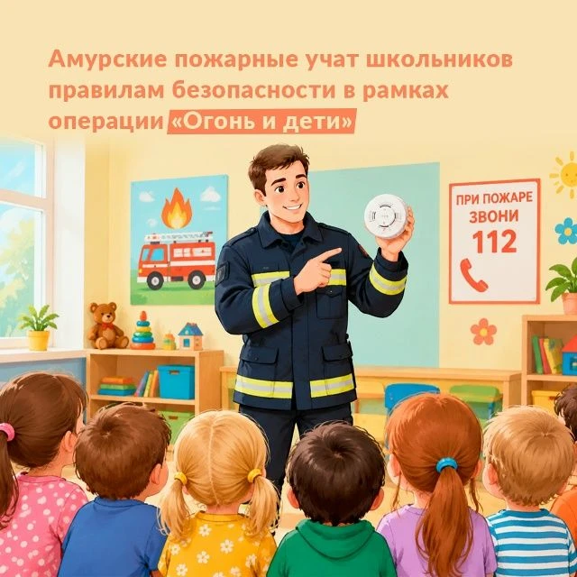 🚒 Профилактическая операция в регионе продлится до 31 октября. Её цель – обучить детей...