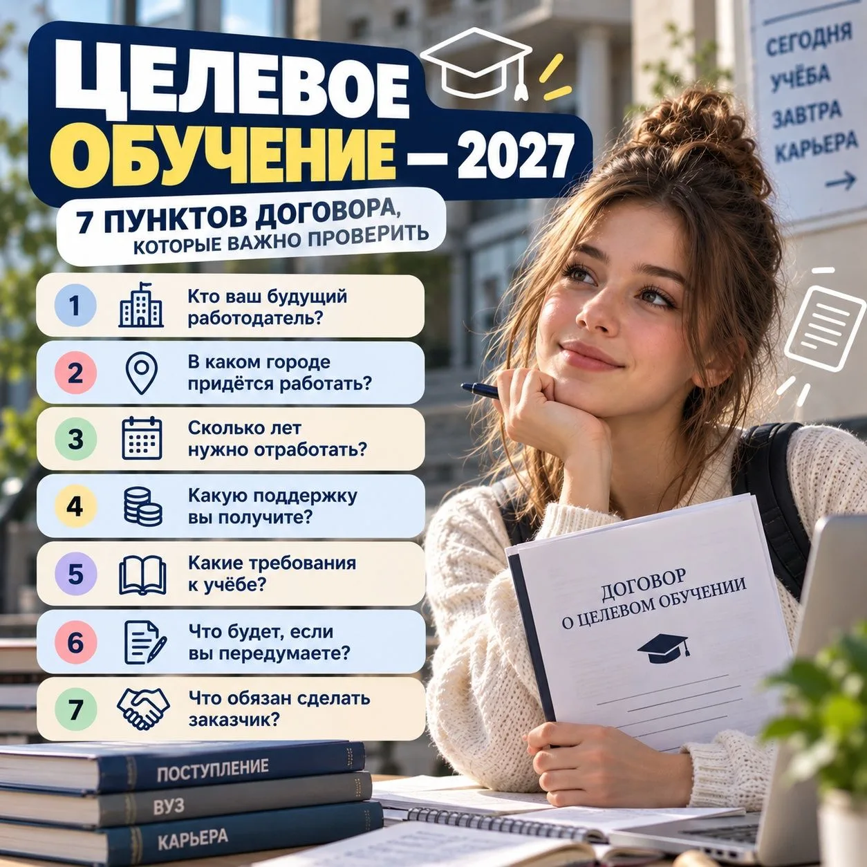 🎓 ЦЕЛЕВОЕ ОБУЧЕНИЕ — 2027: 7 ПУНКТОВ ДОГОВОРА, КОТОРЫЕ ВАЖНО ПРОВЕРИТЬ