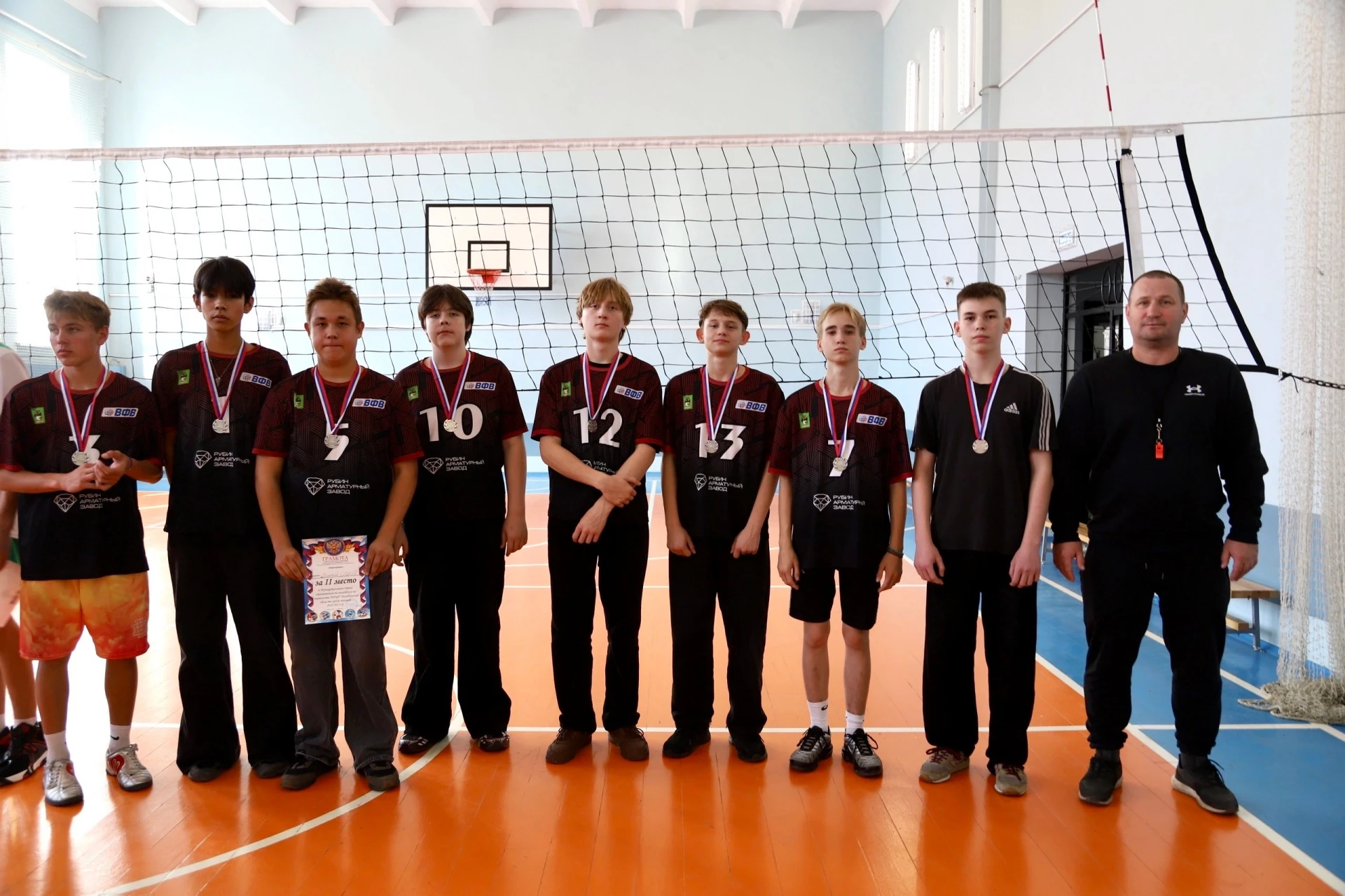 🏐 Мужская сборная по волейболу - серебряный призер турнира