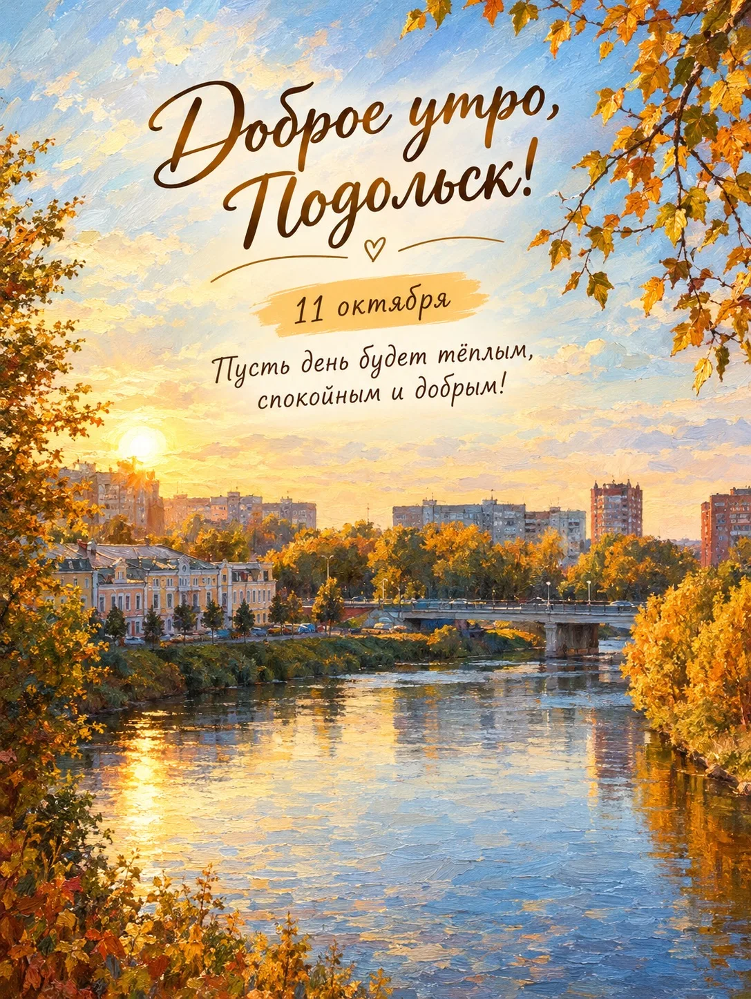 ☀️ Доброе утро, Подольск!