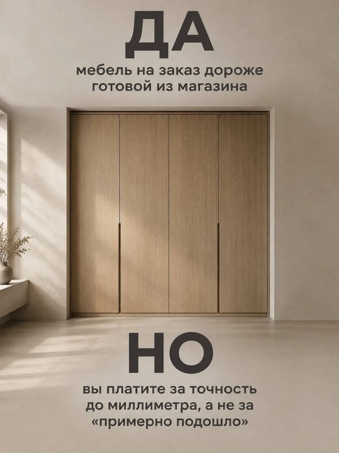 🪑 Честно про мебель на заказ: 5 «да», после которых обычно идёт «но»