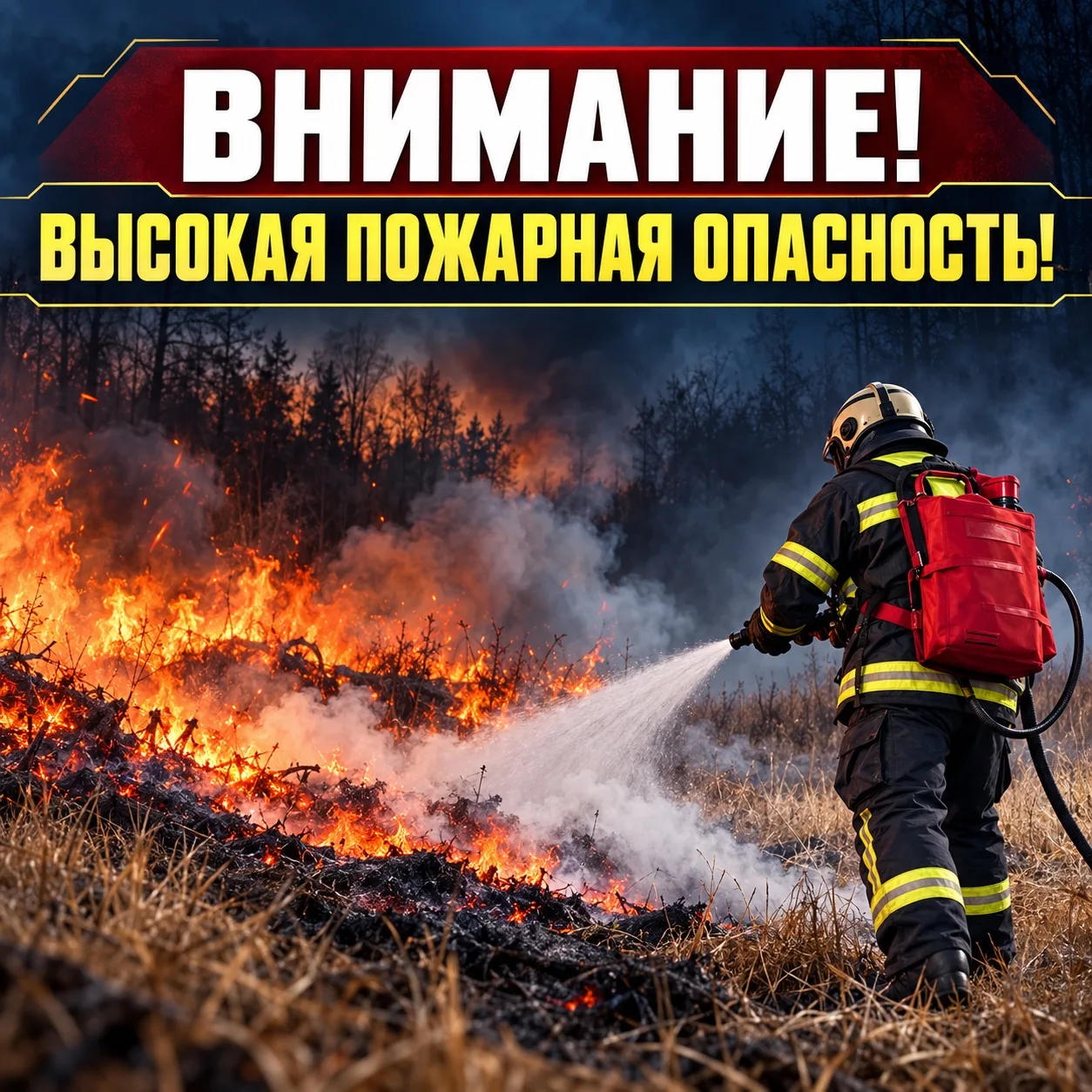 В Ульяновской области сохраняется высокая пожароопасность