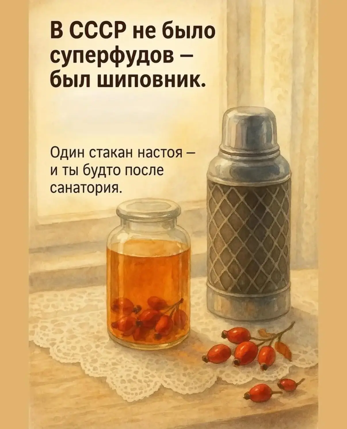 ✔️ Напиток из шиповника как в СССР