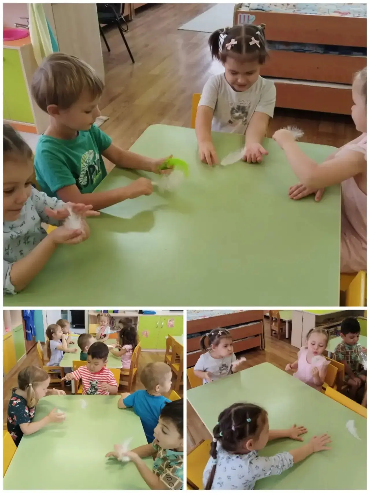 🧪 Юные учёные в группе «Светлячки»: экспериментируем с воздухом! 🌬️