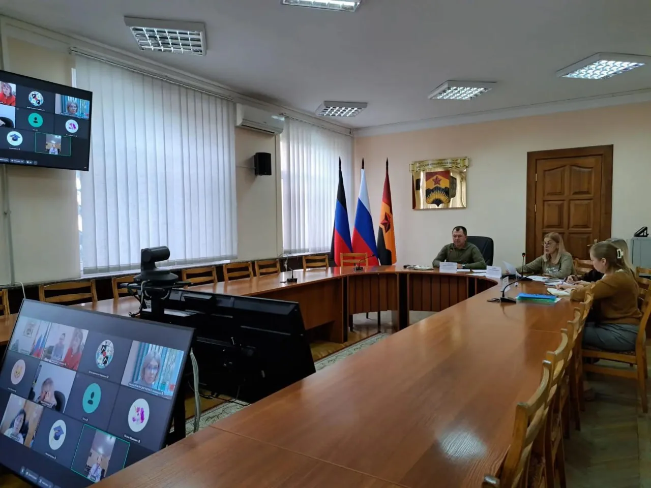 В Шахтерске провели заседание Штаба по вопросам социальной защиты