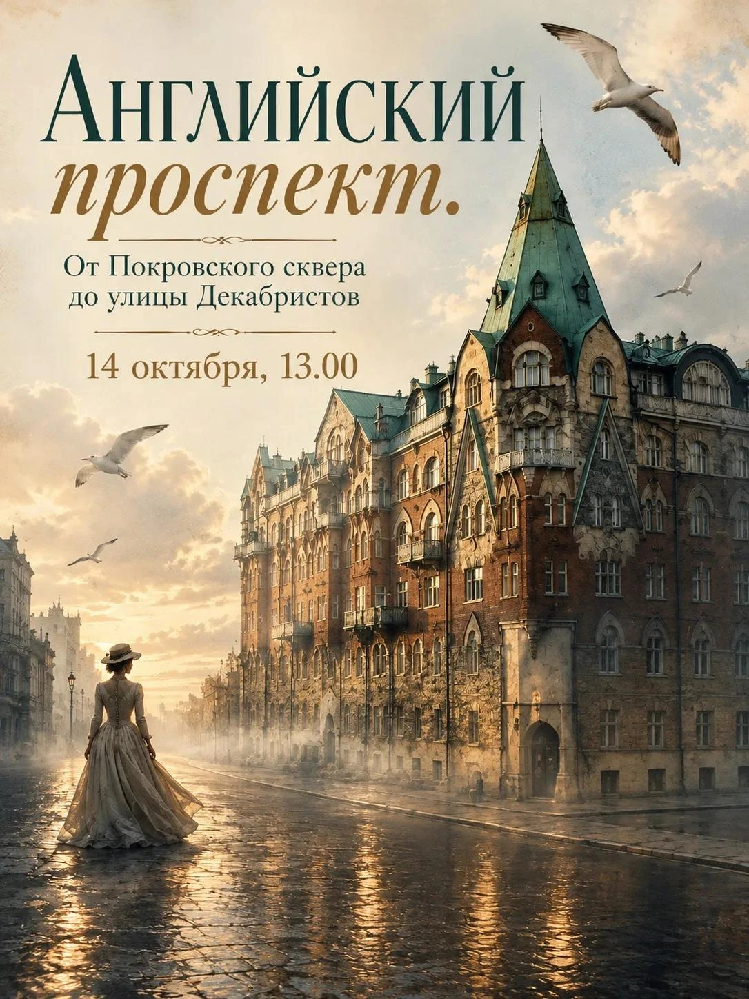 🌿 «Английский проспект. От Покровского сквера до улицы Декабристов» — бесплатная экску...