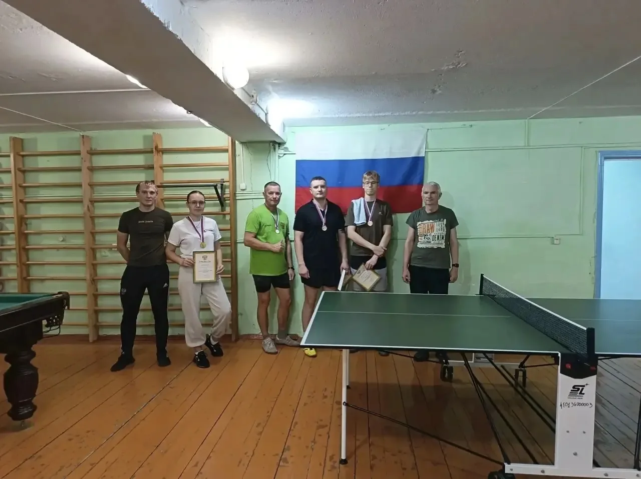 В Большом Улуе прошёл турнир по настольному теннису