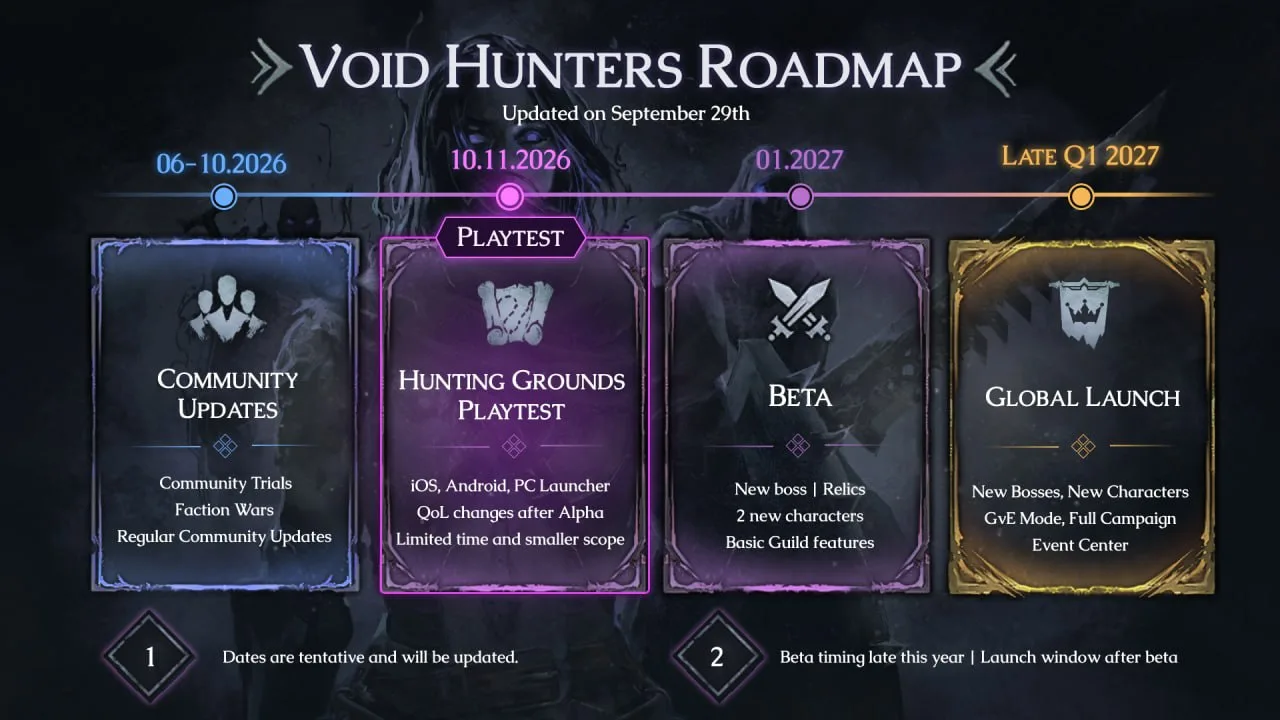 🔥 Void Hunters — новый плейтест стартует 10 ноября!