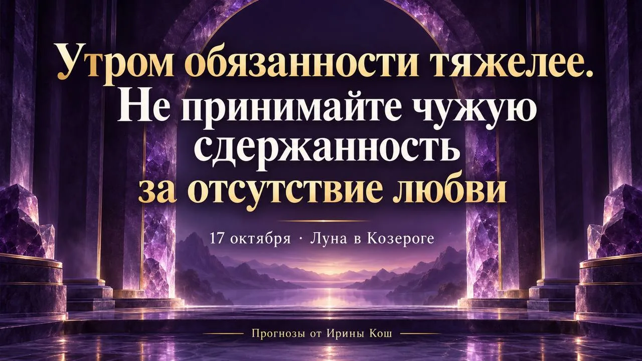 🌙♑17 октября 2026 года, суббота. Луна весь день в Козероге.