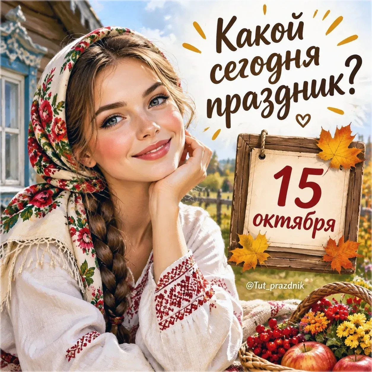 🗓 15 октября – отмечается 20 праздников.