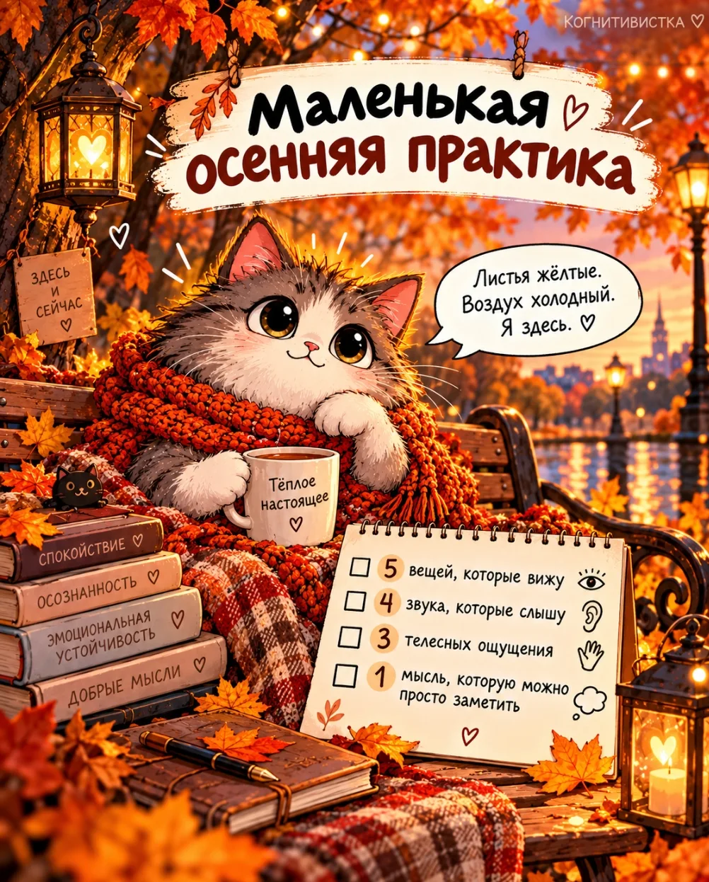 Осенью особенно легко заметить, что голова живёт на пару шагов впереди нас.