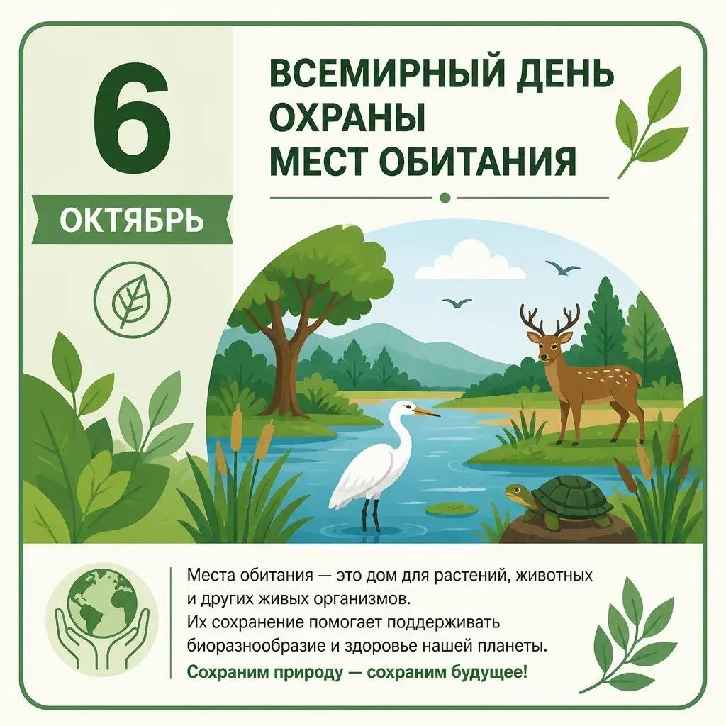 🔹Всемирный день охраны мест обитания