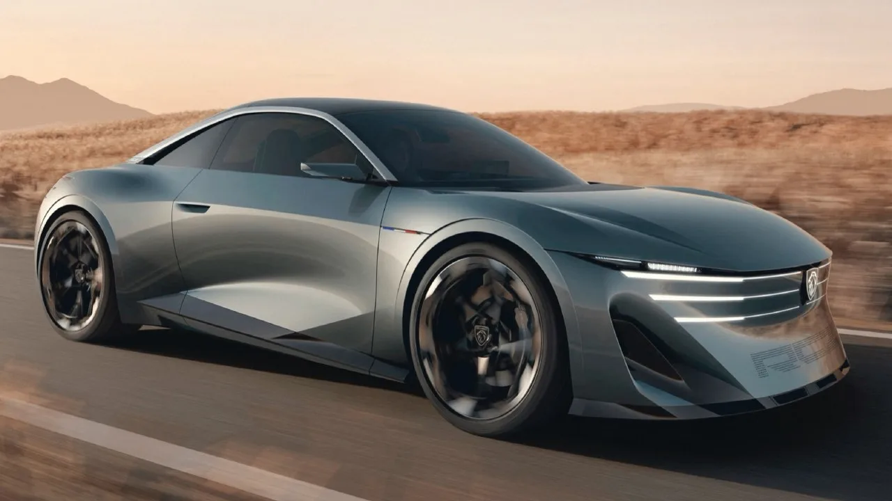 Peugeot показала электрический RCZ Vision