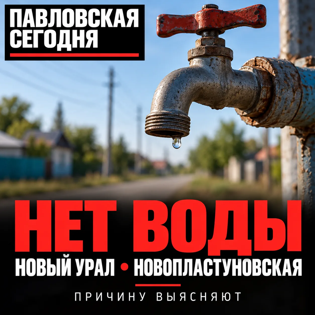 🚱 Причиной отсутствия воды стал сгоревший насос.