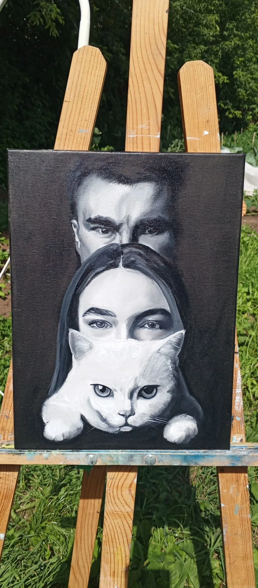 Писала портрет для своей 🦊доченьки , сама в восторге)))) 😍