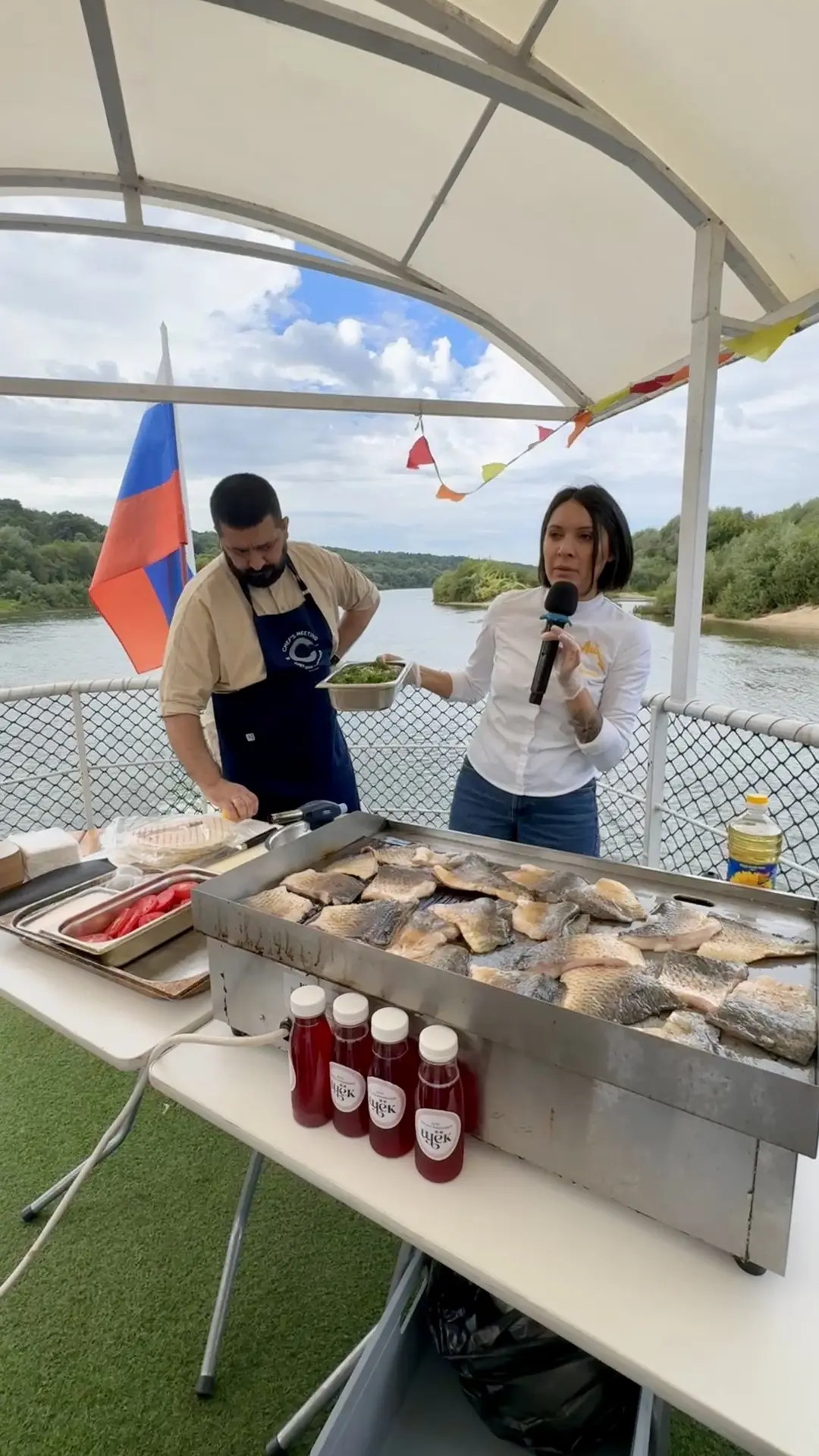 ⛴️Сегодня у нас было очень необычное мероприятие — кулинарный мастер-класс прямо на теп...