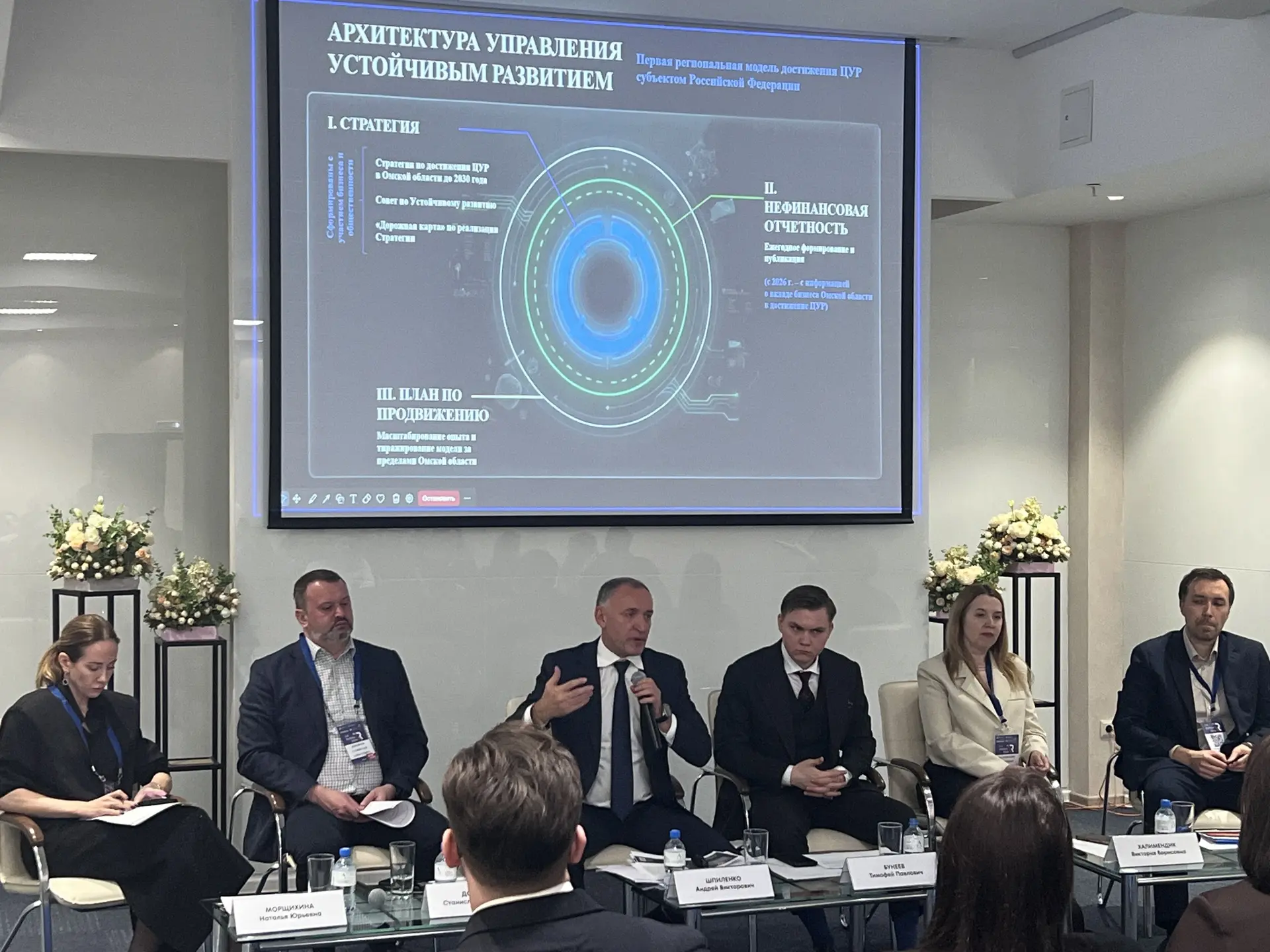В рамках форума InRussia 2026 выступил на панельной сессии «Устойчивое развитие и между...