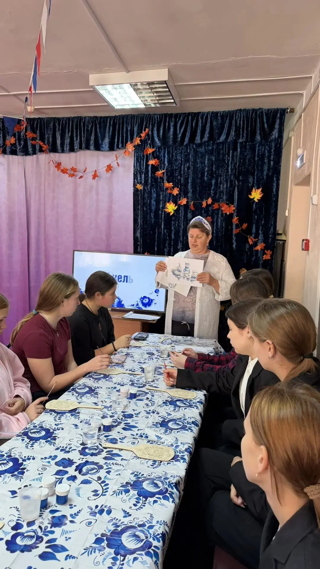 🍂Мастер-класс «Путешествие в мир Гжели»