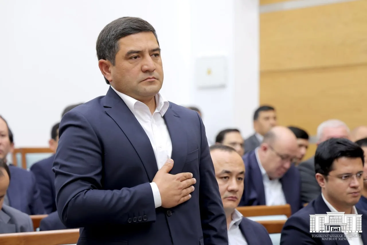 ❗️Тайинлов: Юсупов Дониёр Мукумджанович Тошкент шаҳар ҳокимининг ўринбосари — Шаҳар кан...