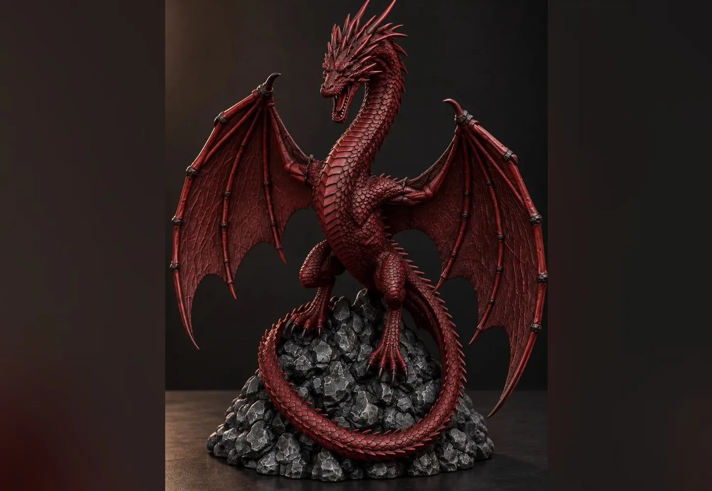 Дракон 3D модель STL