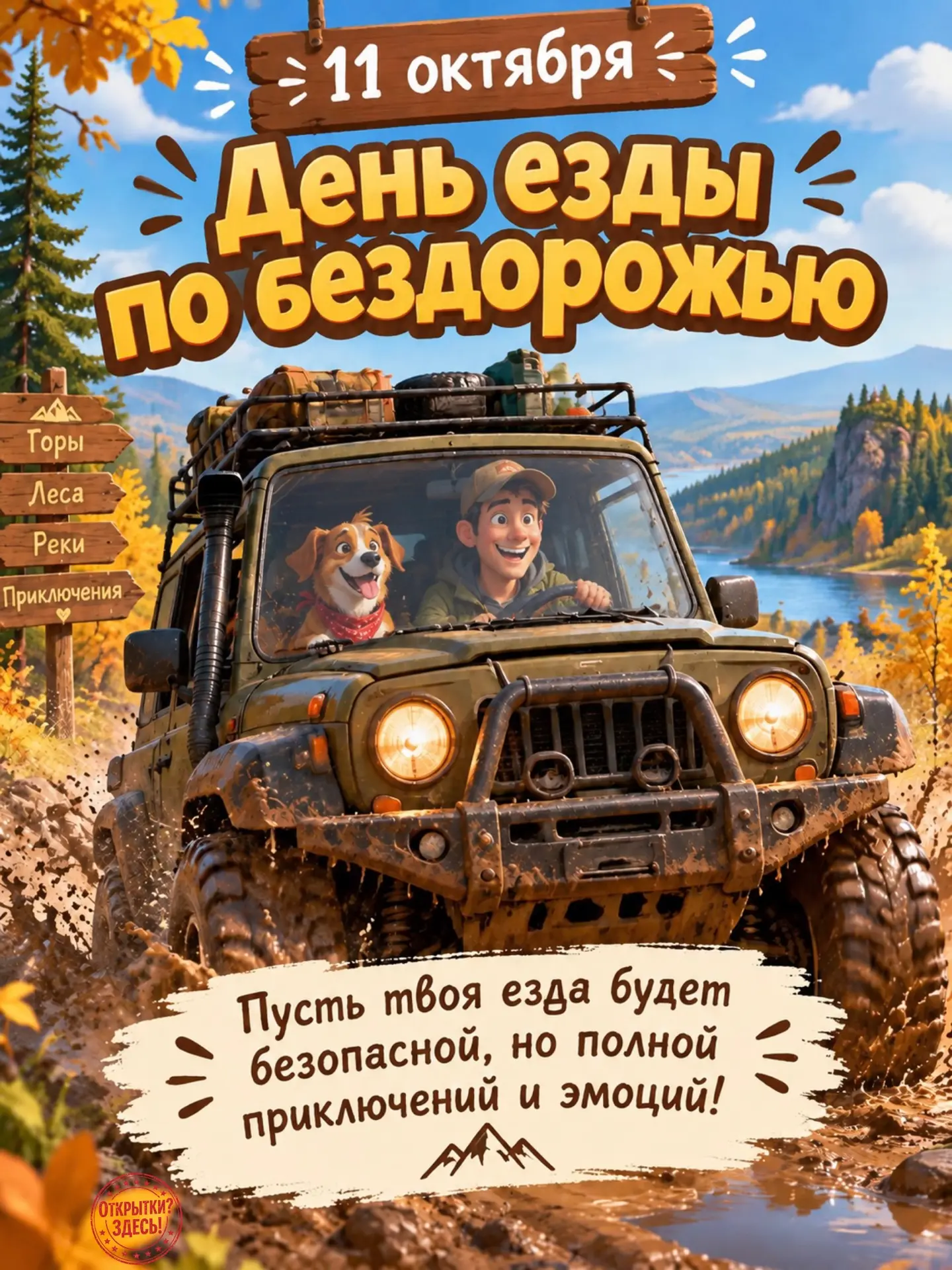 11 октября – День езды по бездорожью
