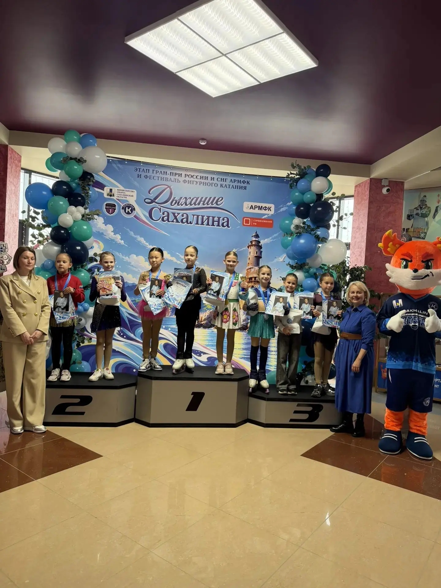 🌟На Сахалине с большим размахом прошли ежегодные соревнования по фигурному катанию «Ды...