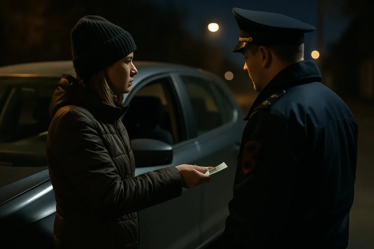 «Десятку на ход ноги отдам тебе». Жена пьяного водителя предлагала взятку полицейскому ...
