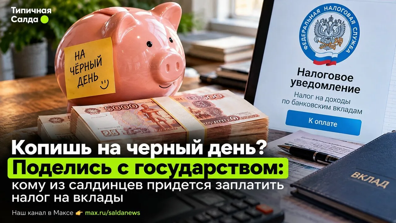 💰 Копишь на черный день? Поделись с государством: кому из салдинцев придется заплатить...
