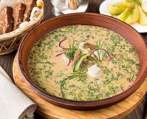 Мясная окрошка