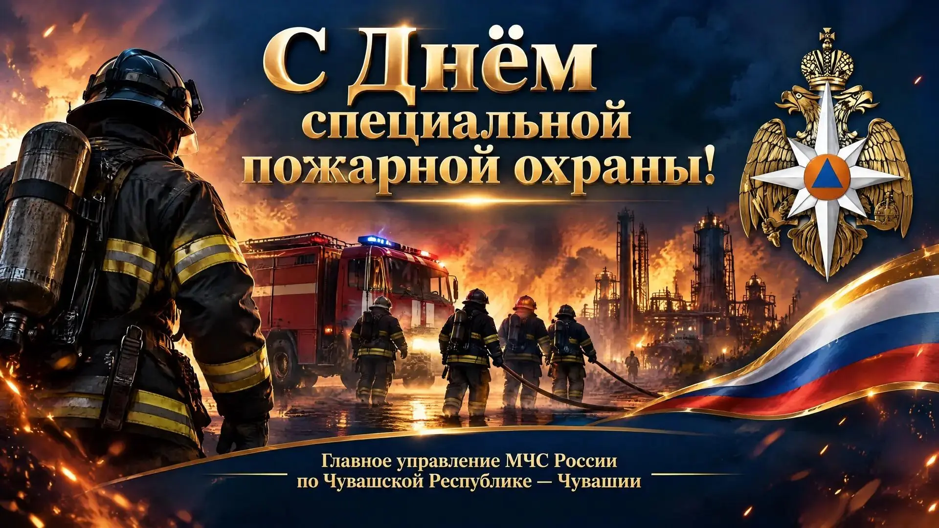 Уважаемые сотрудники и ветераны специальной пожарной охраны!