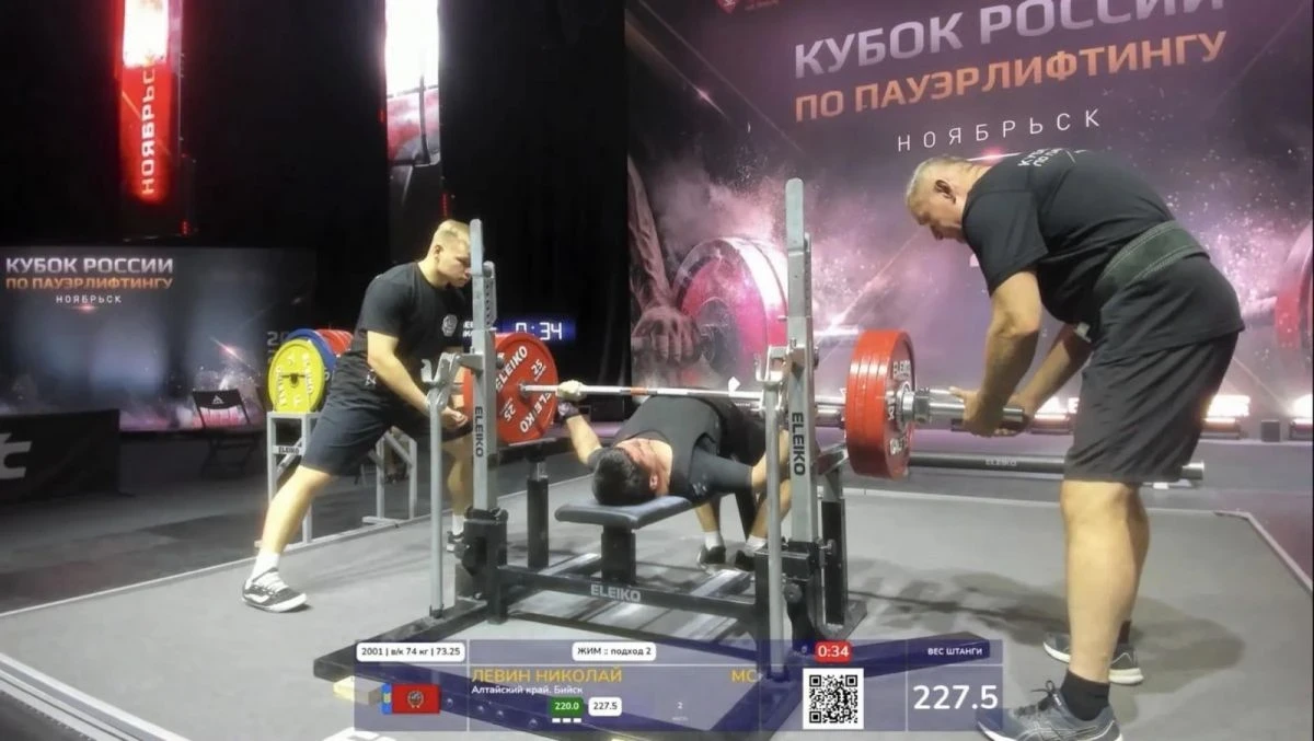 🥈 Николай Левин стал серебряным призёром Кубка России по пауэрлифтингу