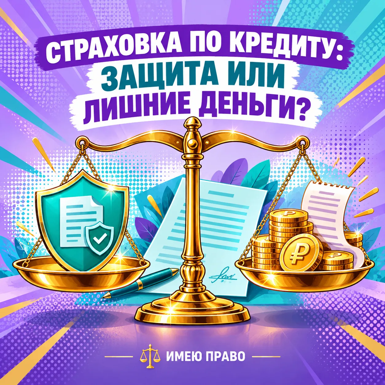 💳 СТРАХОВКА ПО КРЕДИТУ: ЗАЩИТА ИЛИ ЛИШНИЕ ДЕНЬГИ?