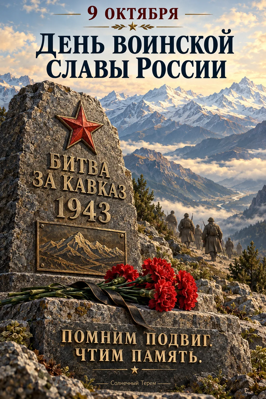 Вспоминаем защитников Кавказа, проявивших мужество и стойкость в тяжёлых сражениях Вели...