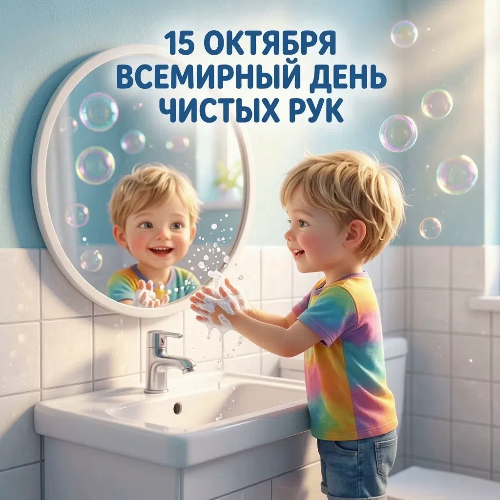 🧼 15 октября — День мытья рук! 🧼