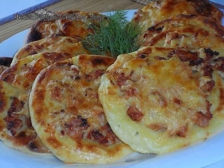 КAРТOФЕЛЬНЫЕ ВAТРУШКИ С КУРИЦEЙ