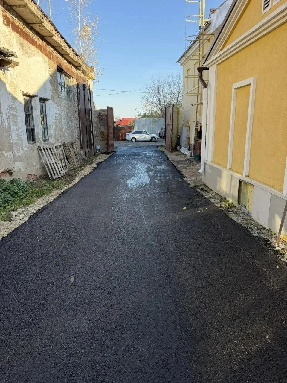 🚧 В Елабуге обустраивают новые проезды для спецтехники