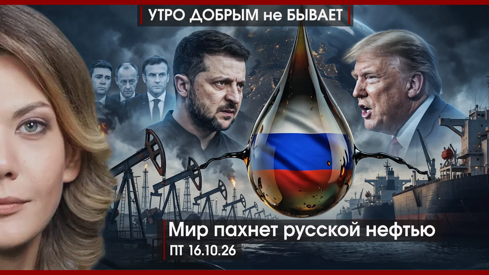 УДнБ | 16.10.26 | 06-50 | Мир пахнет русской нефтью | Сколько стоит Украина? | Как устр...