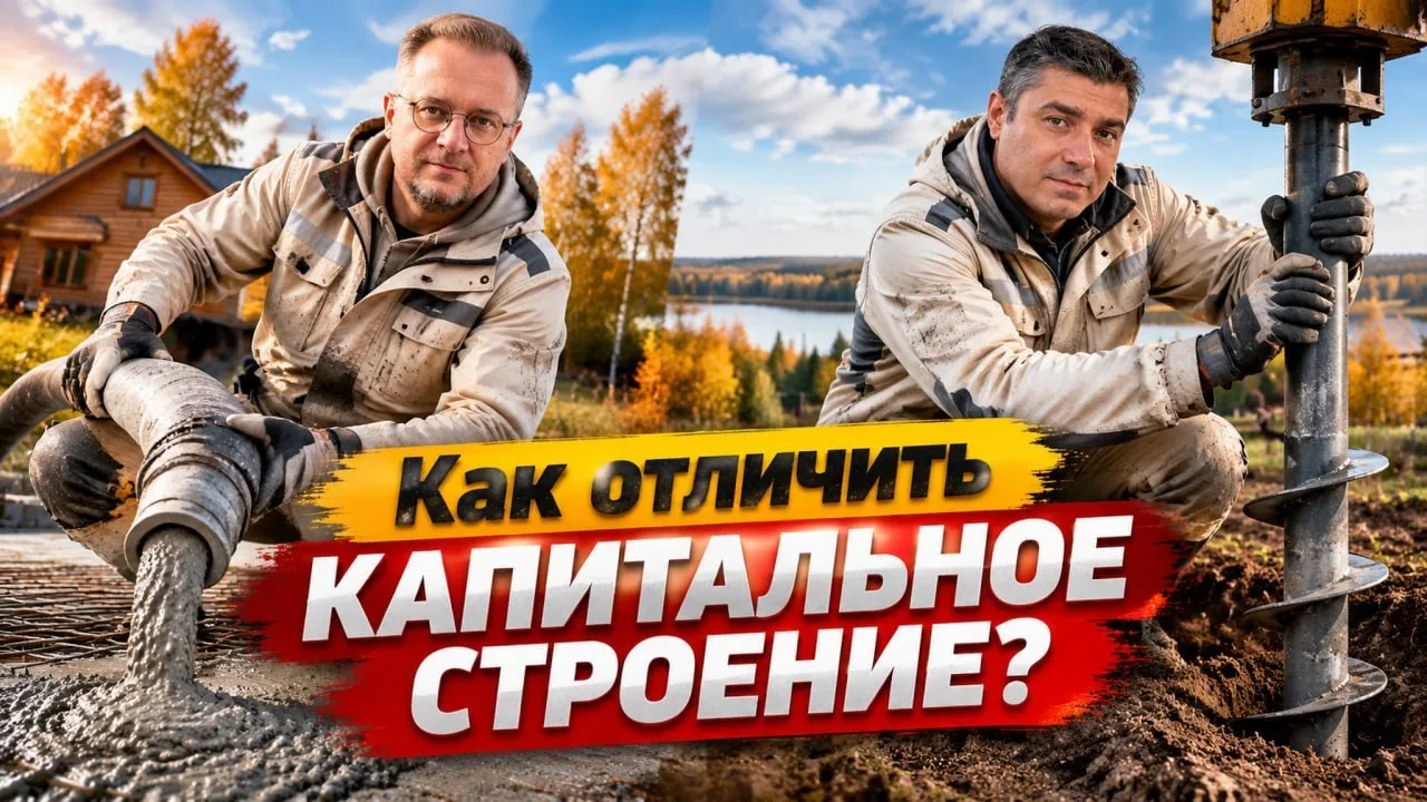 Как определить капитальное строительство от некапитального?