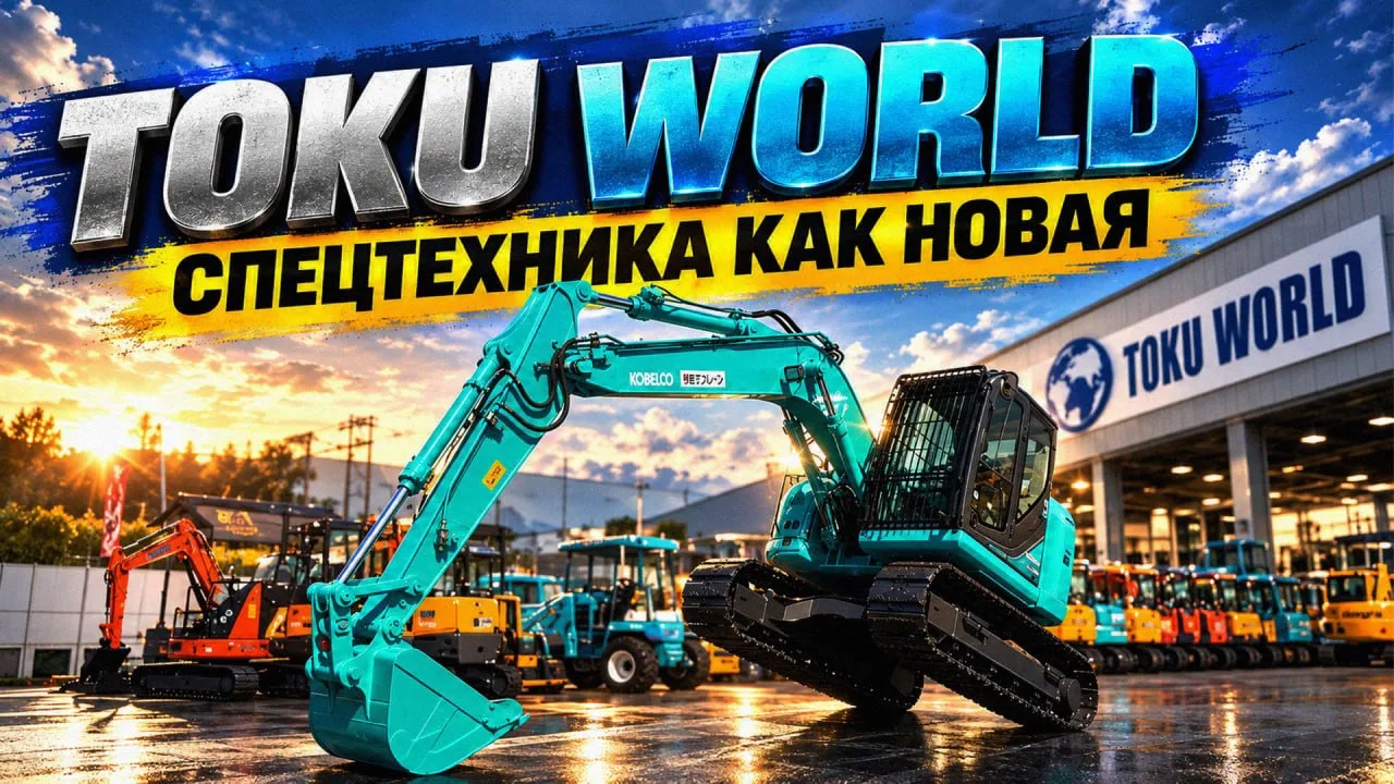 Как выглядит Б/У спецтехника в Японии? Побывали на TOKU WORLD