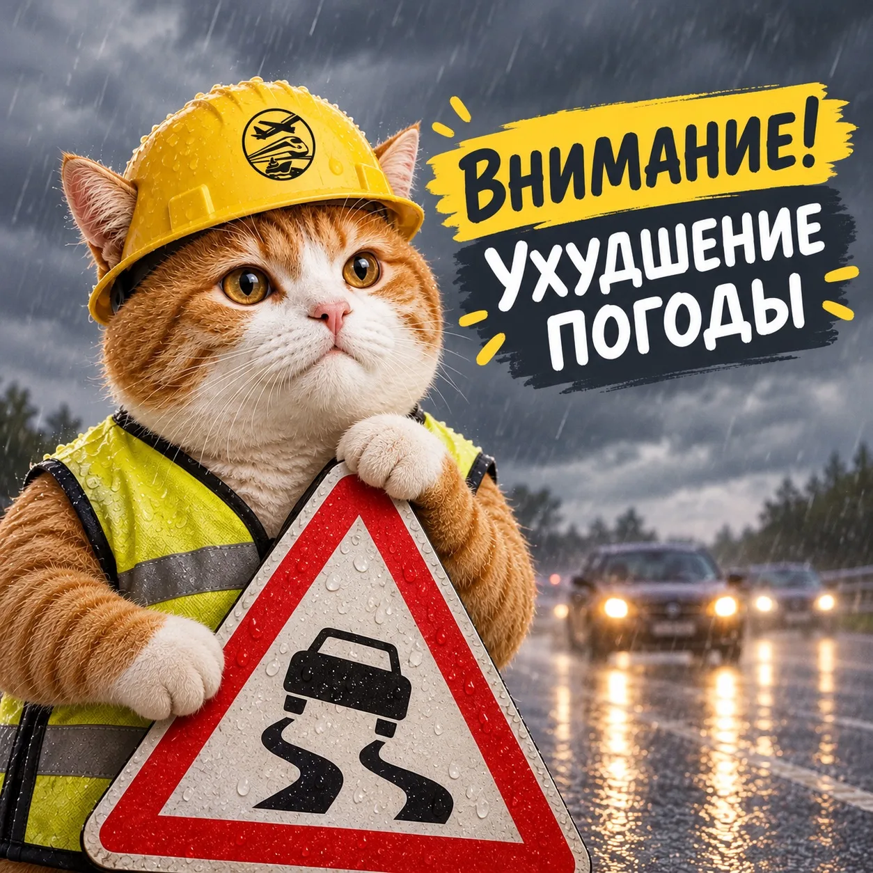 ❄️🌧️ Погода готовит сюрпризы: будьте начеку!