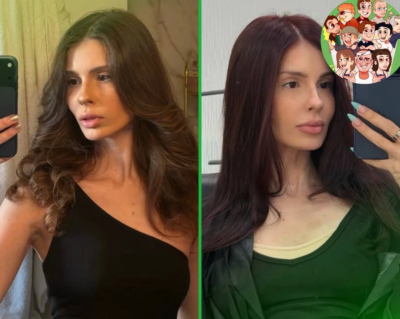 Вишенка покрасилась в вишнёвый😘