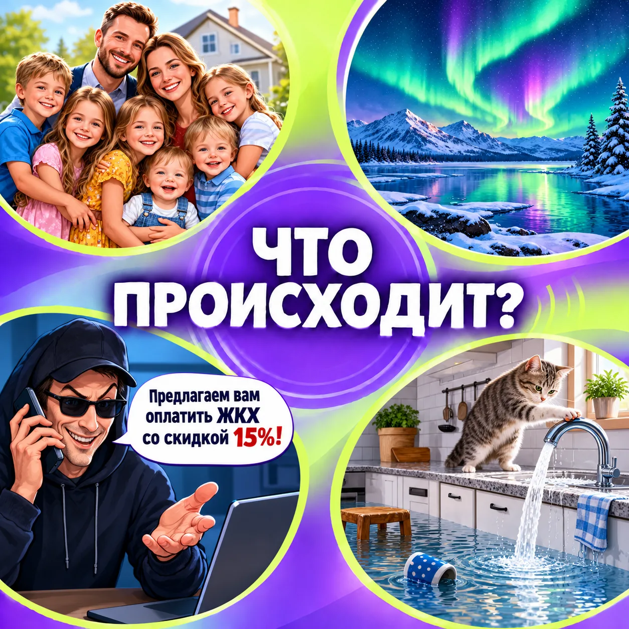 🗞 Неадекватная мать, схема «оплата ЖКХ со скидкой», День многодетной семьи, потоп из-з...