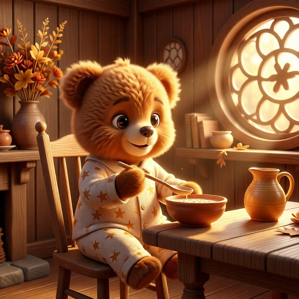 ☀️ Утро в Тёплом Лесу: просыпаемся вместе с медвежонком Микой! 🐻✨