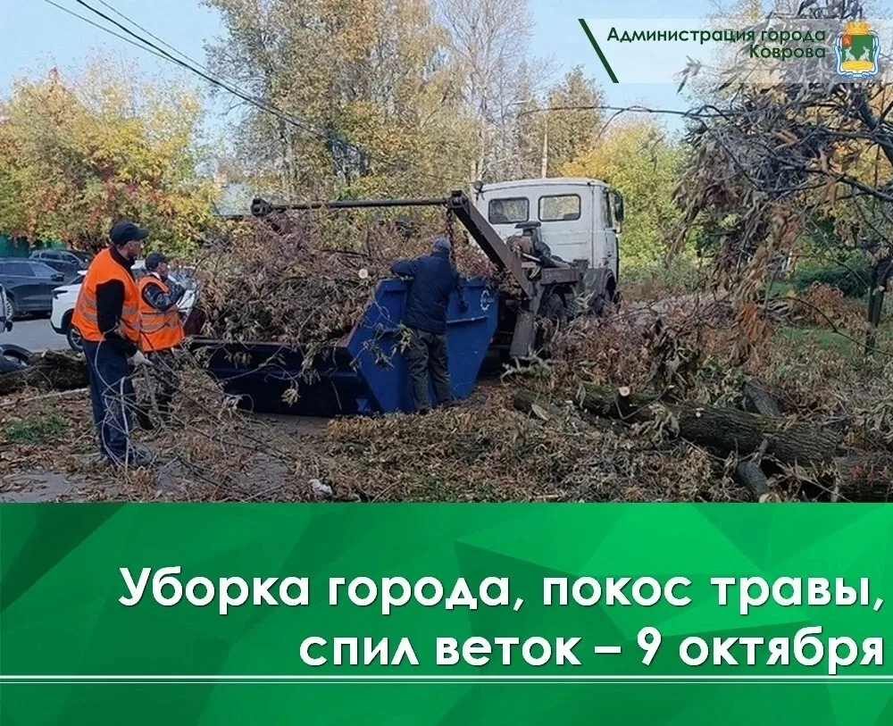 🔸Сегодня, 9 октября, в микрорайоне Черёмушки проводятся работы по спилу веток около до...